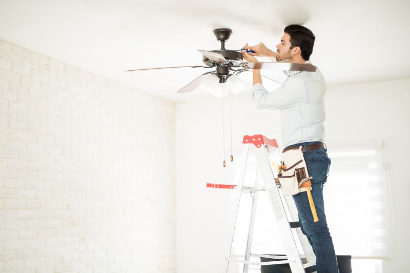 Products For Ceiling Fan Installation And Repairs in use